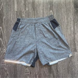 ‘lululemon’ lined surge shorts (6” inseam)